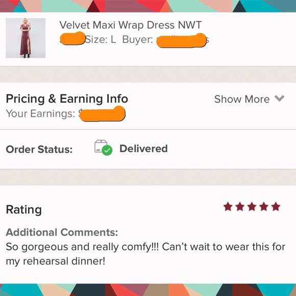 Velvet Maxi Wrap Dress NWT - Picture 4 of 8